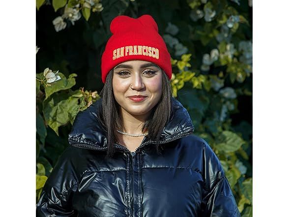 Zihogrc Football Fans Embroidered Beanie