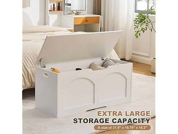 oakvivo Wooden Storage Bench