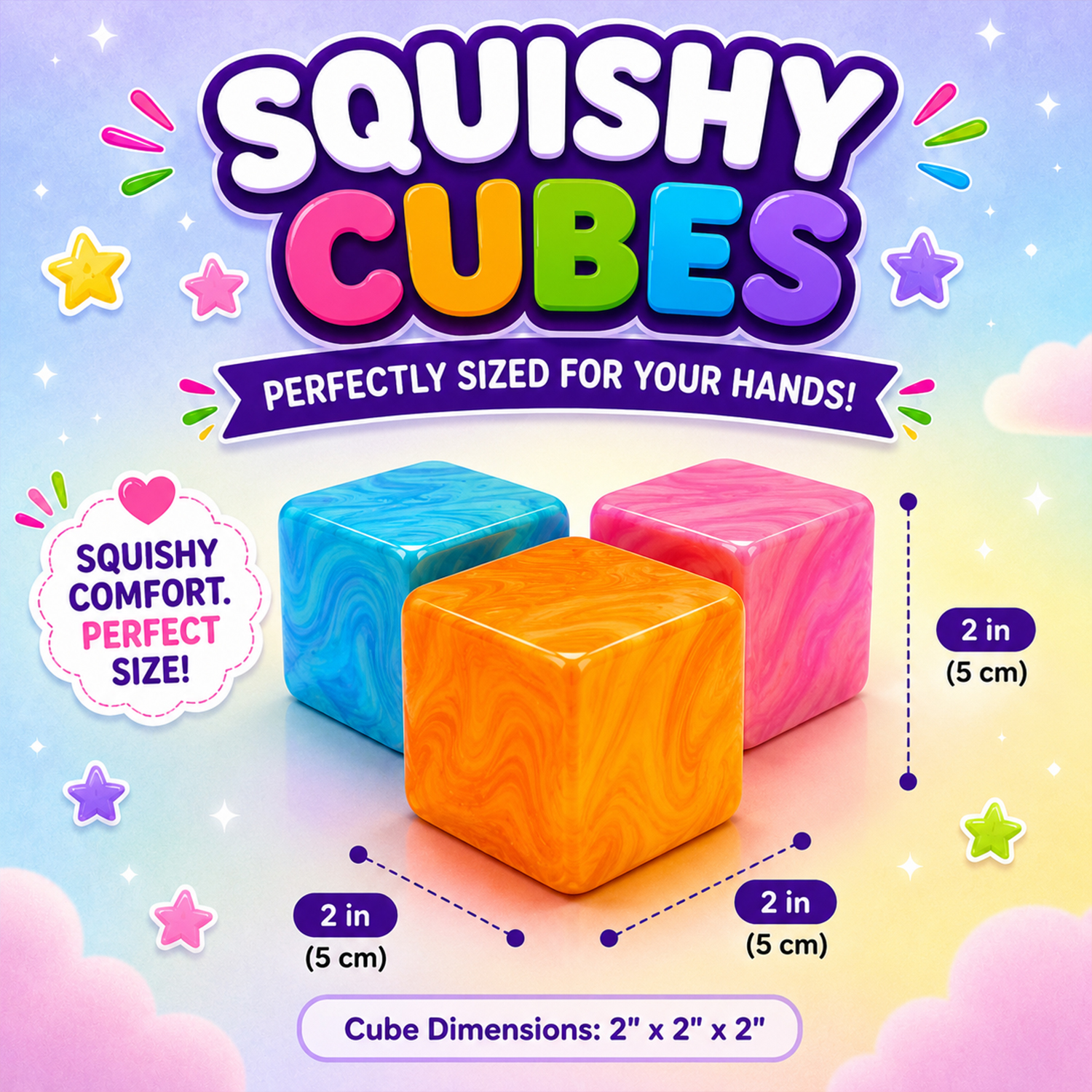 Twilight 5-Pack Mystery Squishy Sensory Toys - Gallery 14
