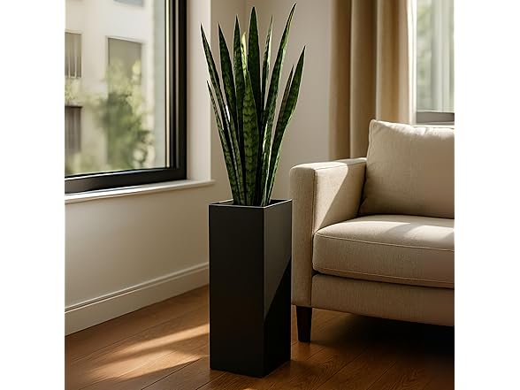 LeisureMod Bloom Rectangular Planter – 20 or 24"