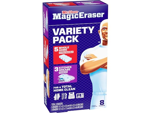 Mr Clean Magic Eraser Variety Pack 8 Count