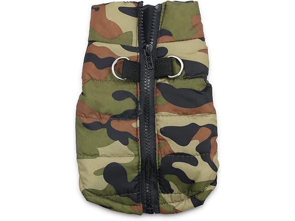 Dog Winter Jacket Camo Waterproof Coat Dog C