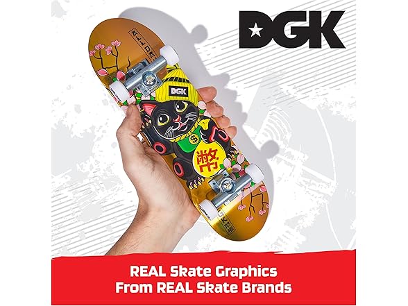 DGK Handboard; Authentic Mini Skateboards