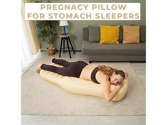 Zone Tech Pregnancy Pool Float with Belly Hole Tan