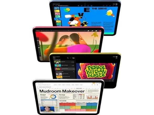 Apple 2022 iPad (10.9-inch, Wi-Fi, 256GB) - Silver (Renewed) (Open Box)