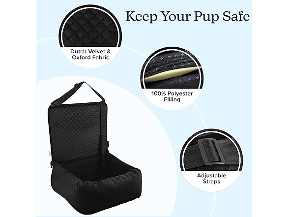 PETMAKER Dog Car Seat - Small to Medium