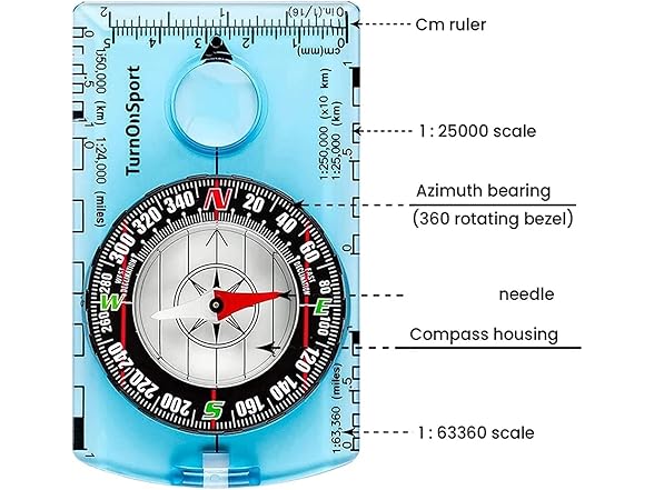 Professional Waterproofing Camping Compass