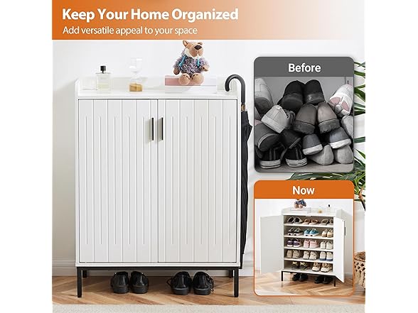 Mericonia Modern Shoe Cabinet