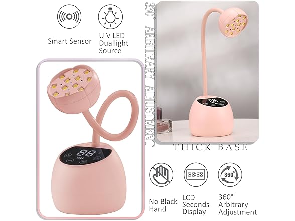 36W Mini Cordless UV Nail Lamp