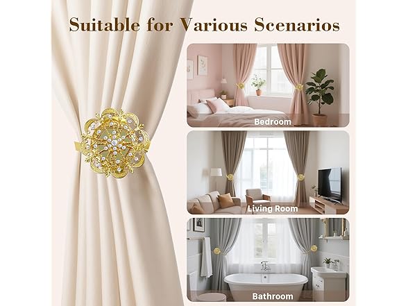 ORIVER Curtain Tie Backs