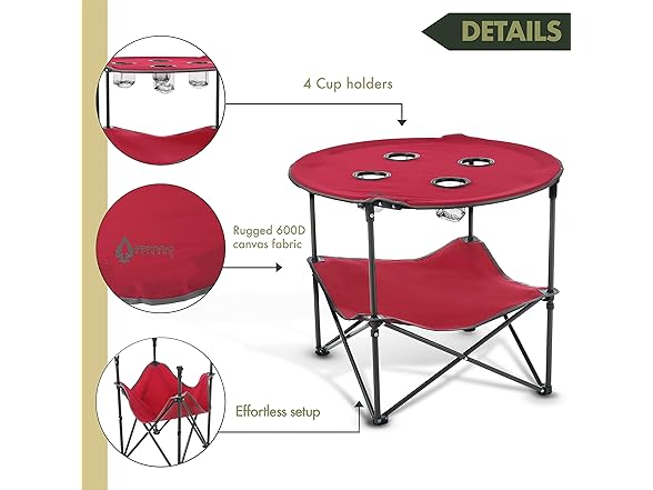 ARROWHEAD OUTDOOR 28" Circular Table