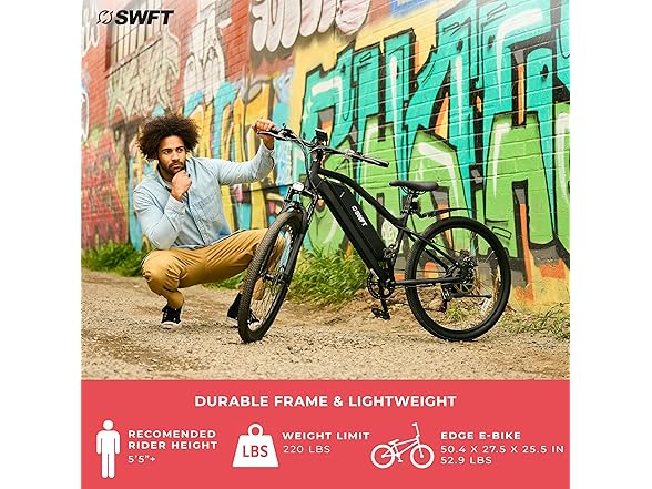 SWFT Edge Electric Mountain Bike Adults 20 MPH