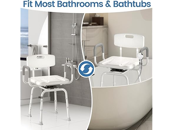 Swivel Shower Chair Adjustable