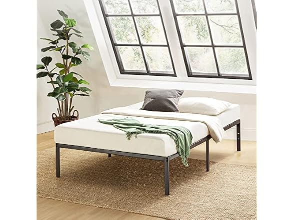 Best Price Mattress 14" Twin Metal Platform Bed