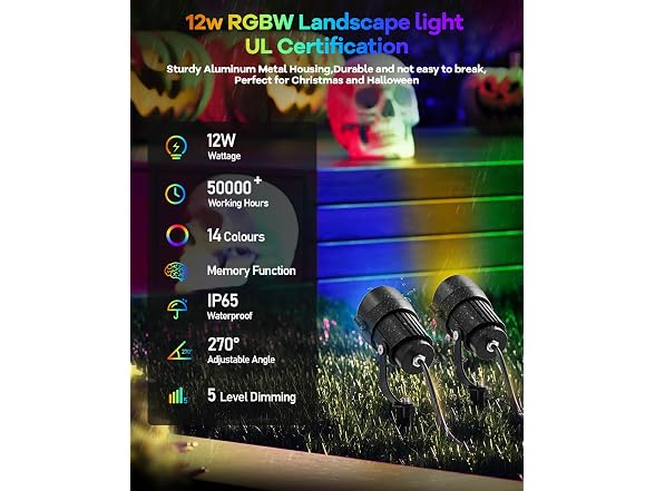HIBOITEC RGBWW Landscape Lights