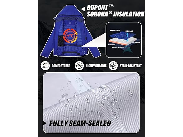 Pioneer Camp Mens Snow Ski Jacket