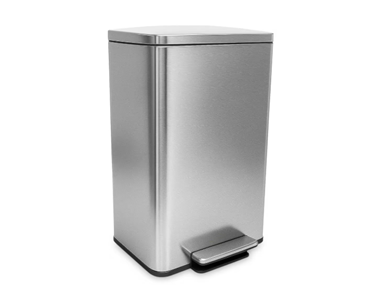 $54.99, Was $99.99, 45% Off! SIMPLI-MAGIC 50L Smudge Resistant Trash Can dealfomo