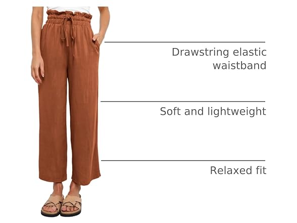 Dokotoo Women (XL) Wide Leg Pants Comfy Tie Pants