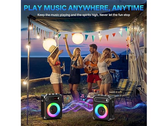 JYX 200W Karaoke Machine Wireless Mics