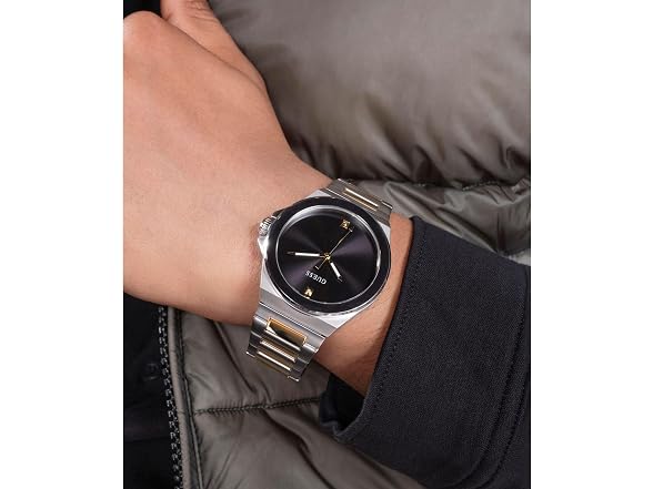 GUESS Men's 44mm Two-Tone Steel Watch
