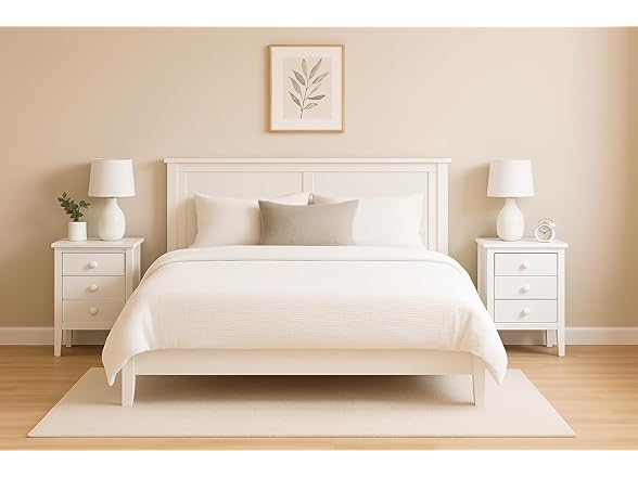 Jela Solid Wood Easy Pieces 3 Drawer End Table/Nightstand