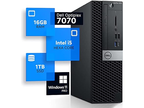 Dell Optiplex 7070 Desktop 16GB 1TB