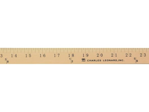 Charles Leonard Metal Edged Yardstick