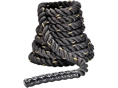 $19.99, Was $39.99, 50% Off! Fitvids Battle Rope 1.5-Inch, 30FT, Heavy Ropes dealfomo