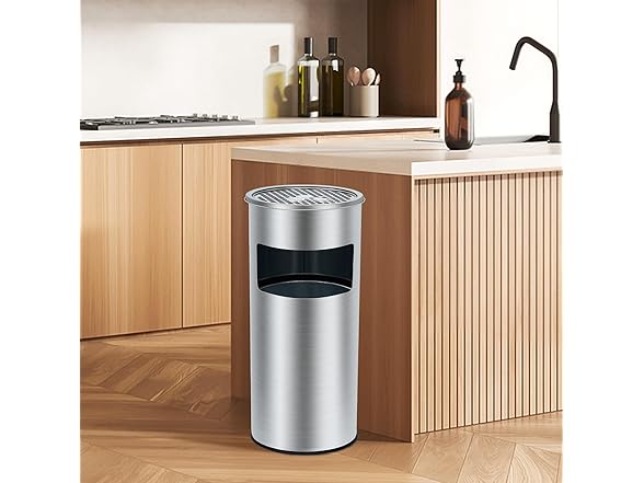 GarveeHome 4.5 gal/17 L Indoor Outdoor Trash Can