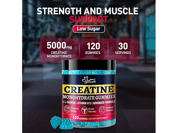 Creatine Gummies for Women & Men