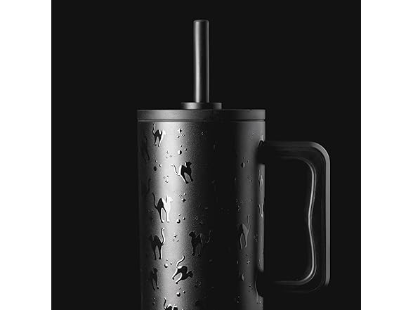 Simple Modern Halloween 40 oz Tumbler with Handle and Straw Lid | Black Cats