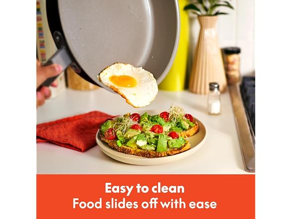 bella 9 Piece Ceramic Nonstick Cookware