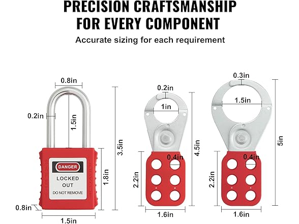 VEVOR Electrical Lockout Tagout Kit