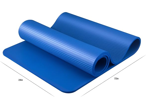 Bojing Yoga Mat, Thick NBR, Blue