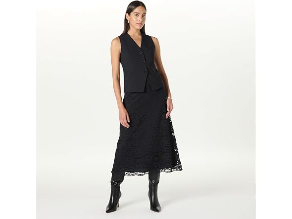 The Drop Women’s Elana Lace Midi Skirt