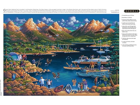 Eric Dowdle - Grand Teton - 300 Piece Jigsaw Puzzle