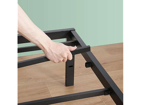 PrimaSleep 18" Tall Full Steel Slat Bed