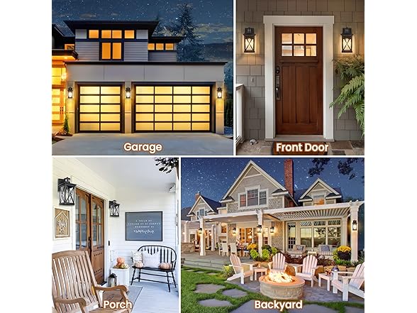 TOBUSA Motion Sensor Outdoor Lighting for House