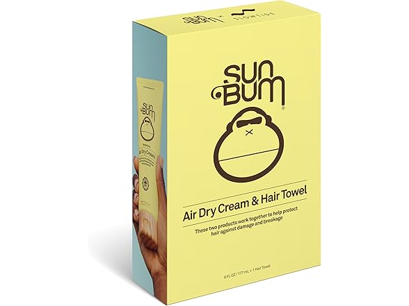 Sun Bum Sun Bum Revitalizing Air Dry Cream and Towel