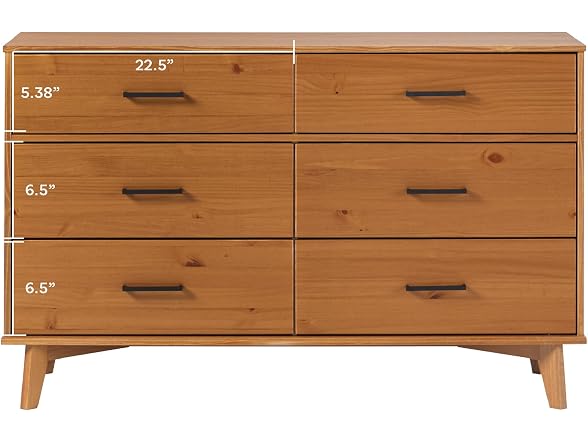 Walker Edison Sloane 6-Drawer Dresser