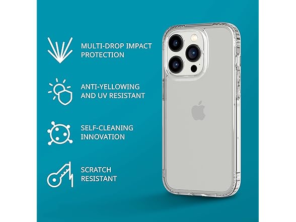 tech21 iPhone 14 Pro Evo Clear – Scratch