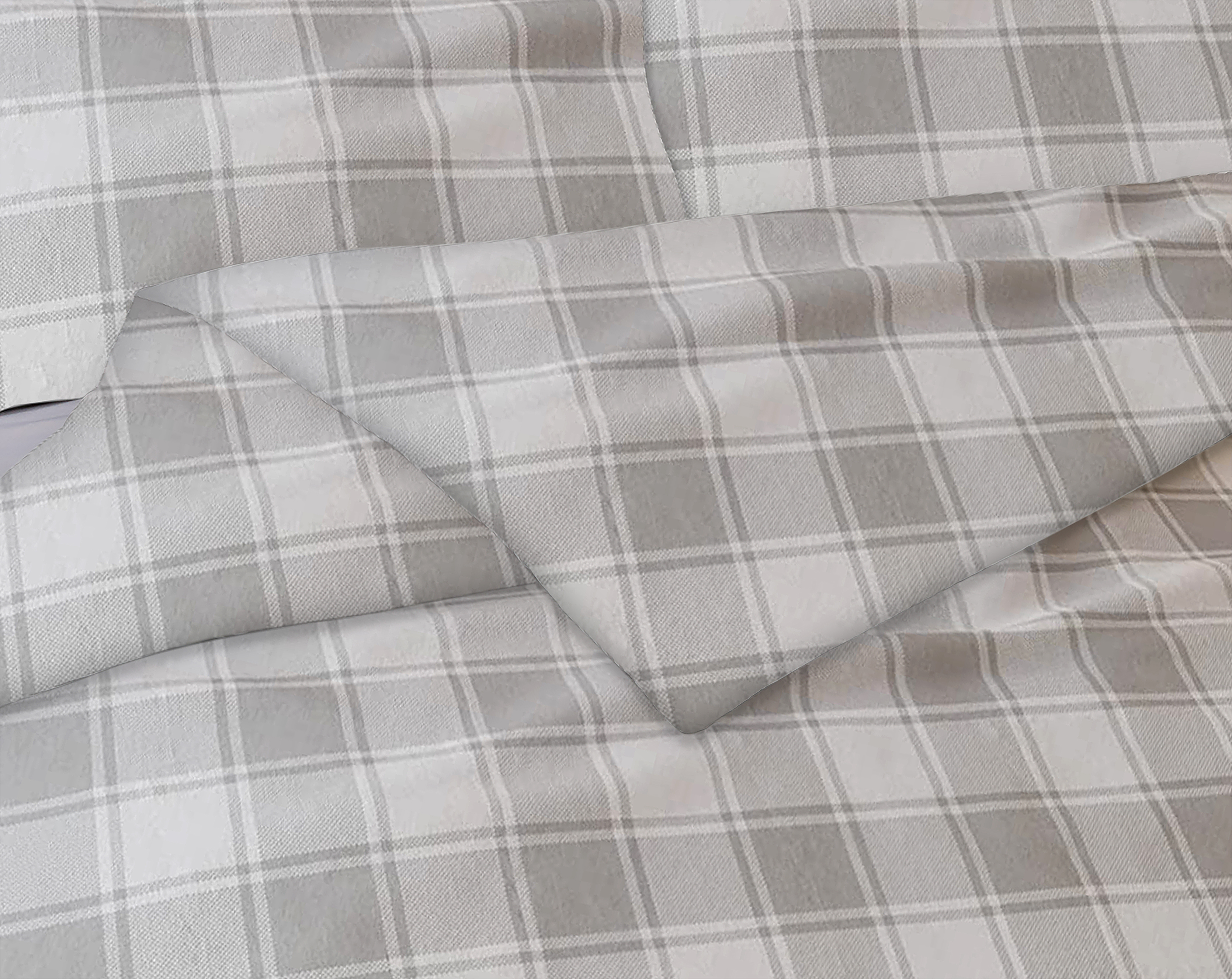 Cotton Flannel 3-Piece Duvet Cover Set - Gallery 13