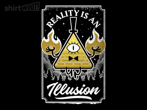 Cartoon Triangle Reality Illusion