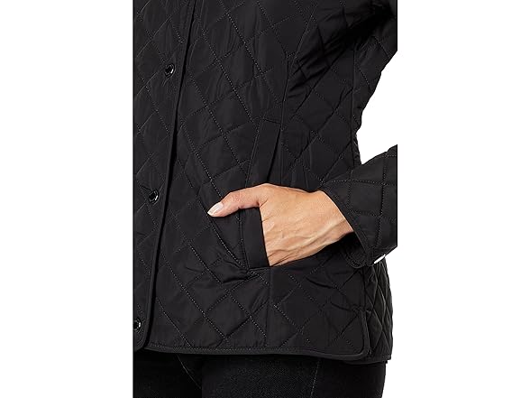 Calvin Klein Short Quilted Jacket Black