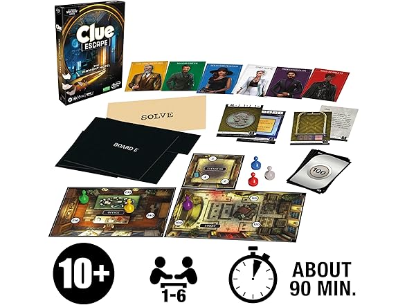 Hasbro Gaming Clue Escape: The Midnight Hotel