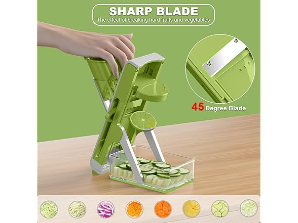 Eletronova Safe Mandoline Slicer for Kitchen