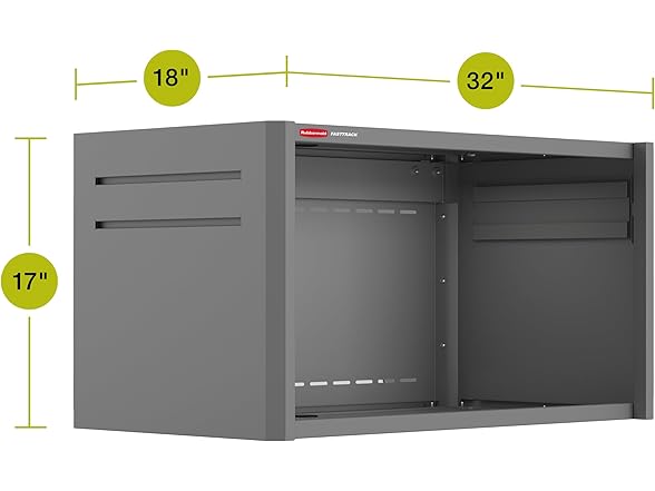 Rubbermaid FastTrack Single Open Cabinet