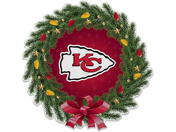 Kansas City Chiefs Wreath Pennant