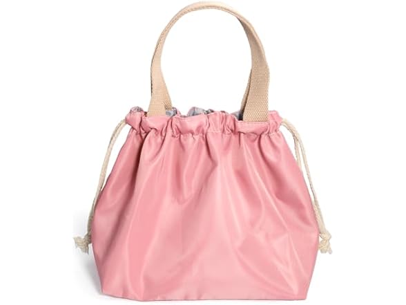 Drawstring Reusable Lunch Bag for Women