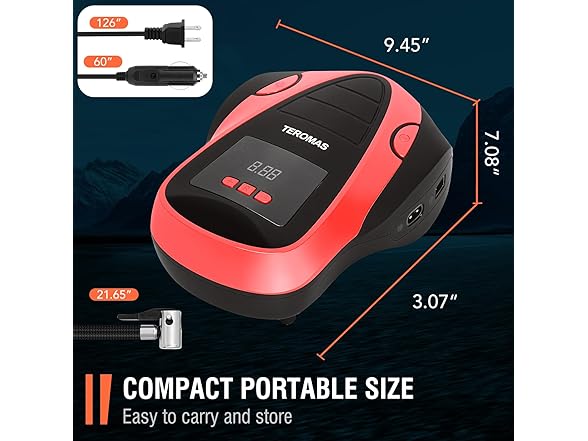 Tire Inflator Portable Air Compressor